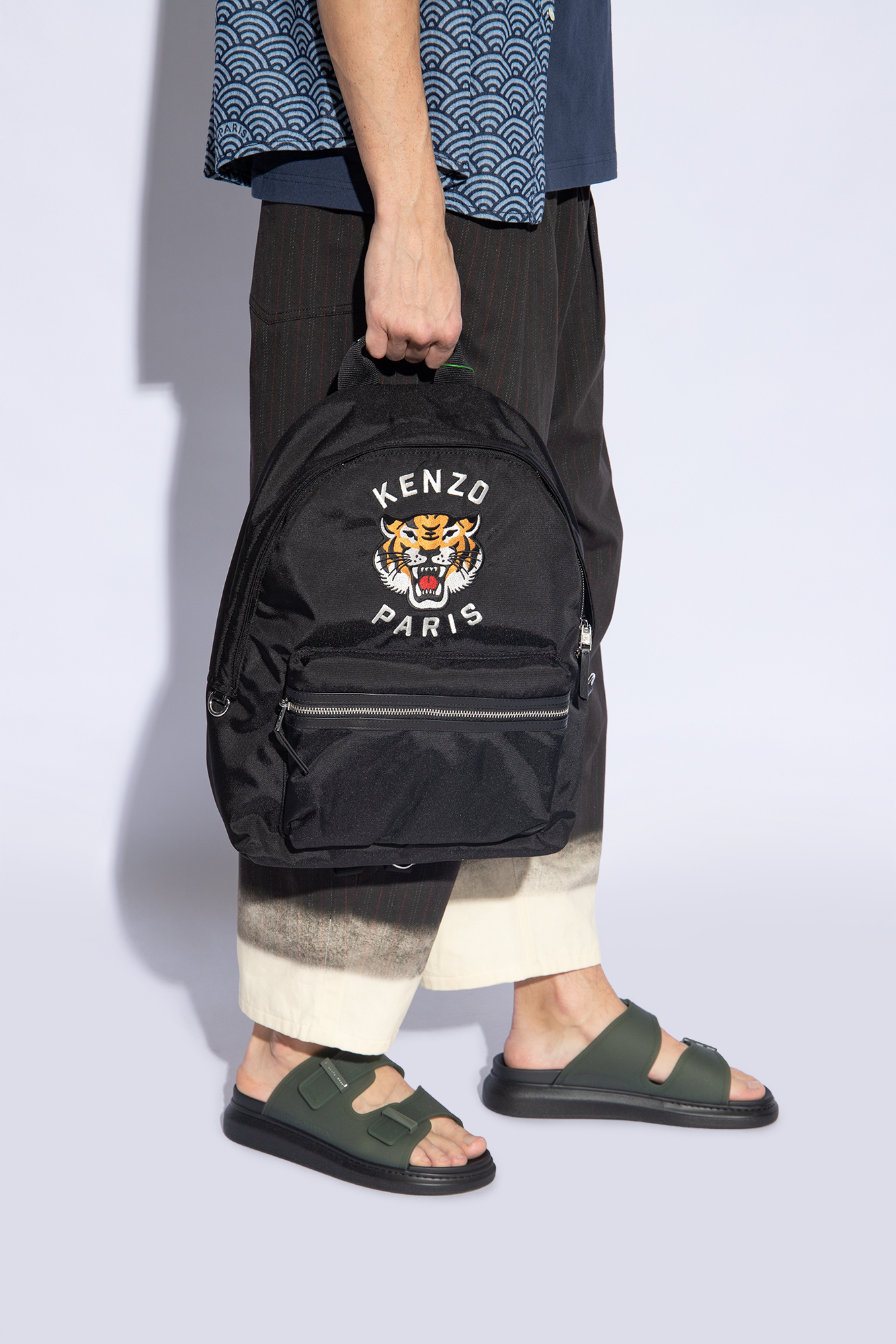 Black Backpack with logo Kenzo VbjdevelopmentsShops Egypt Jitney 0.5 Hand Bag In Viola Leather